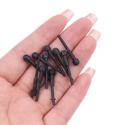 10Pcs Replacement Rubber Bumper Silencer Hair Scissors Barber Shears Stopper Black