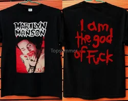 Camiseta de Marilyn Manson I Am The God, Top reestampado