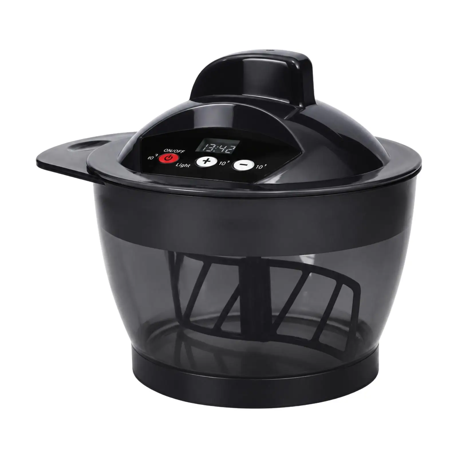 Automatic Hair Color Mixing Container with Light Indicator and Adjustable Time for Beauty Enthusiasts