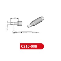 C210-008 Soldering Tips for JBC SUGON AIFEN A5/A9/A9pro/A10/T21/A902/T26D/T3602 Soldering Station C210 Handle Tips Replacements