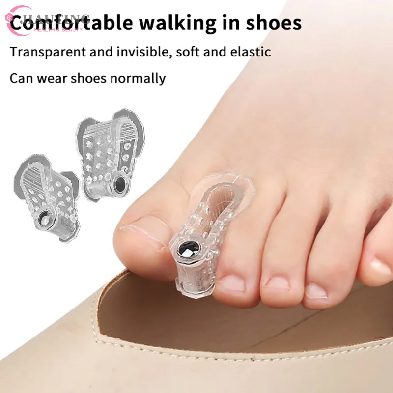 1pcs Toe Splitter Bunion Hallux Valgus Corrector Toe Spreader Separator Thumb Finger Correction Straightener Foot Care Tool