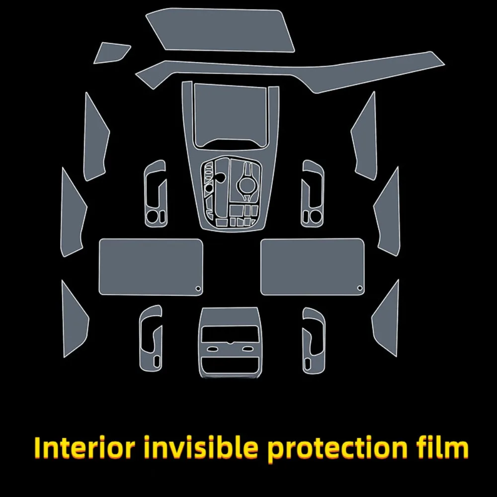 For 2026 Models BMW X7 Auto Interior Accessories Dashboard Multimedia Navigation Transparent Anti-Scratch Soft Protection Film
