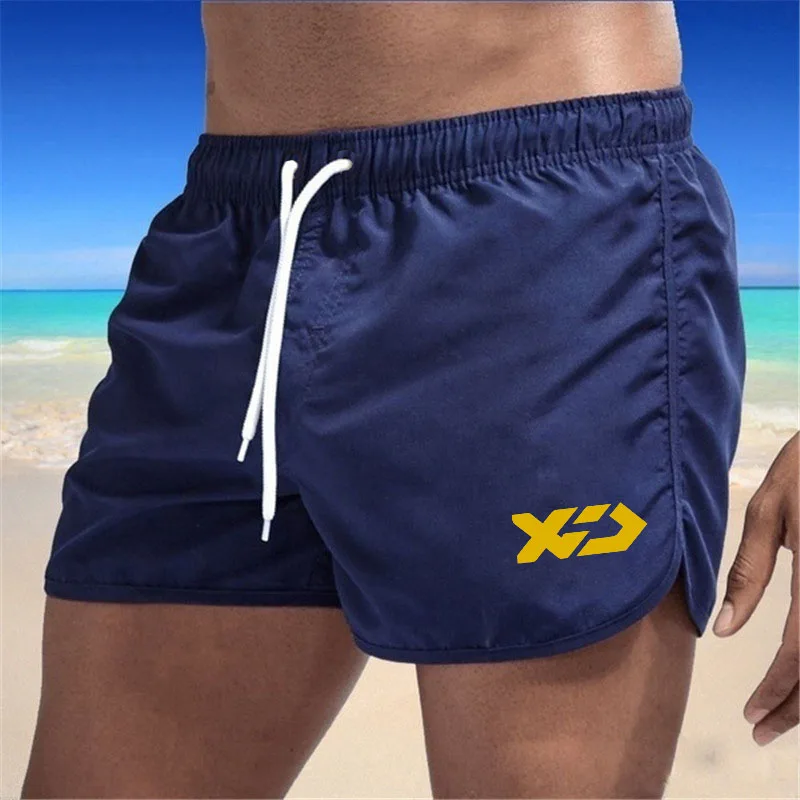 Bañador de pesca para hombre, pantalones cortos para surfear en la playa, traje de baño para hombre, pantalones cortos deportivos para correr y