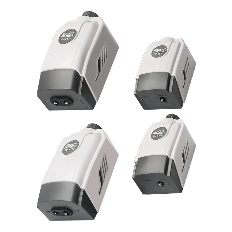 

1Pc Fish Tank Oxygen Pump Double Hole Aquarium Oxygen Pump Aquarium Silent Fish Oxygen Pump High Quality European Regulations