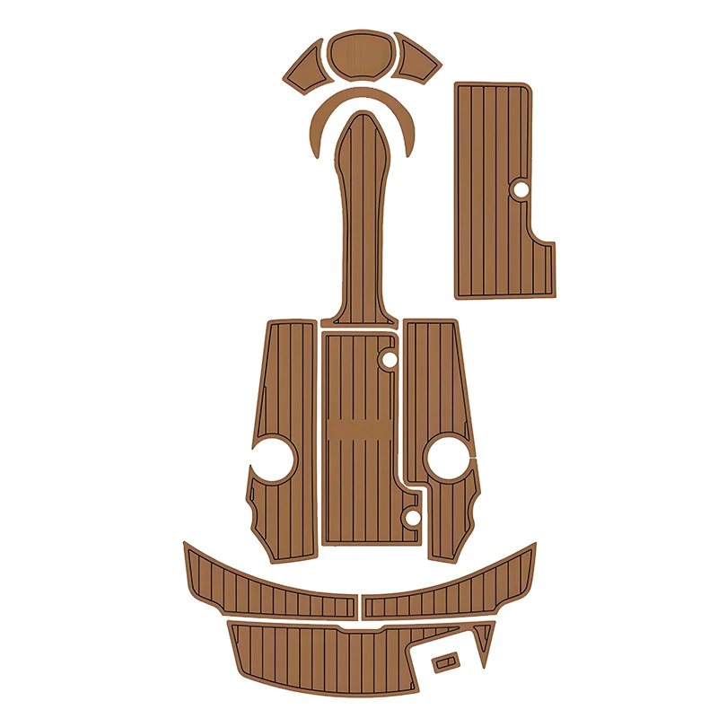 Eva Foam  Self Adhesive seadeck Pad for 2008-2012 searay 185 sport Cockpit swimming platform 6mm EVA Teak mat