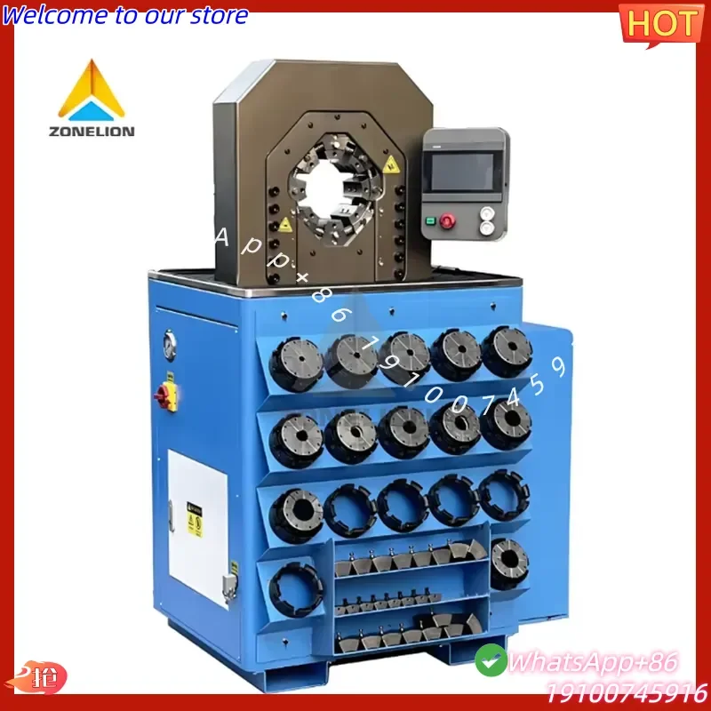 2026Hot High Quality Portable ultra Thin Hydraulic Hose Crimping Machine Automatic Press for Hydraulic Hose Fitting Machine