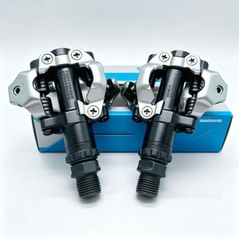 shimano-8-11-speed-sealed-bearings-adjustable-tension-wide-platform-pd-m520-spd-mtb-pedals-with-sm-sh51-cleats-dual-sided