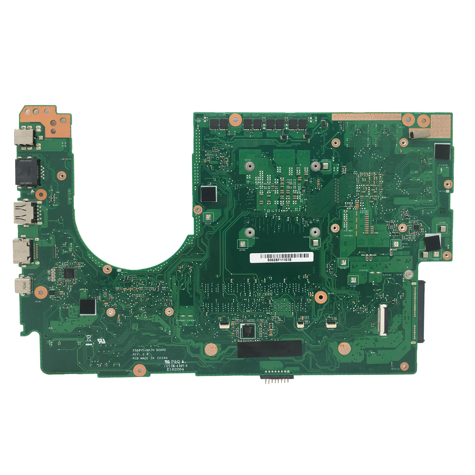 Carte mère pour ordinateur portable ASUS Vivobook Pro 15, carte mère pour ordinateur portable, processeur I5 I7, GTX1050, MX150, N580V, NX580V, FX580V, M580V, X580VD, X580VN