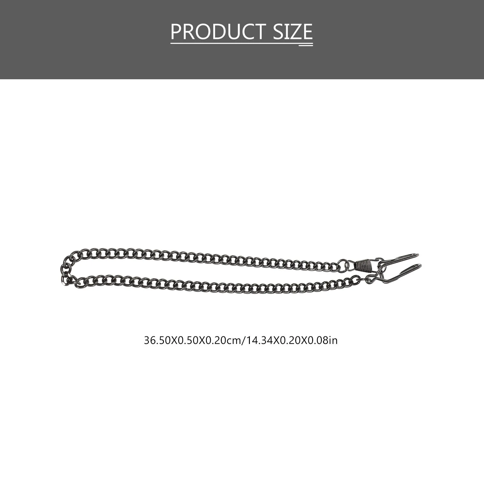 3 個懐中時計チェーン鉄素材ポータブル多機能衣類チェーン装飾懐中時計用品財布チェーン男性用