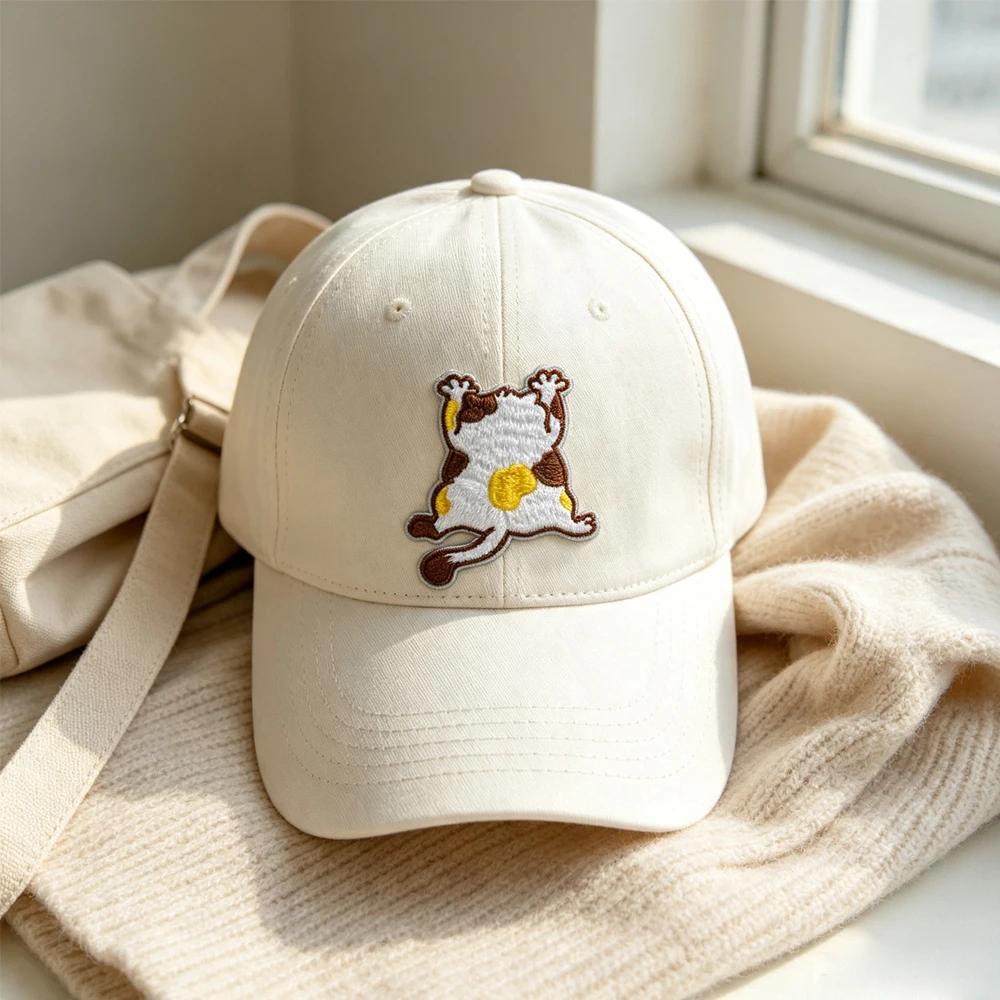 3 Teile/satz Nette Verspielte Gestickte Katze Patches Stoff Für Taschen Kleidung Zubehör Eisen Auf Aufkleber DIY Reparatur Handwerk Liefert – Detail 8