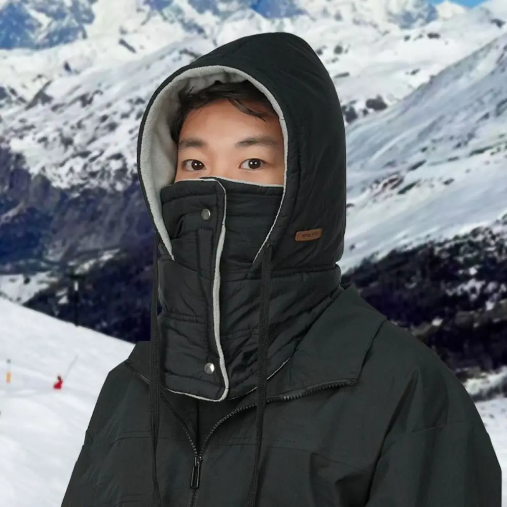 

Keep Warm 3-in-1 Winter Cycling Hat Windproof Cold Resistant Warm Scarf Face Mask Neck Protection Head Cover Lei Feng Hat