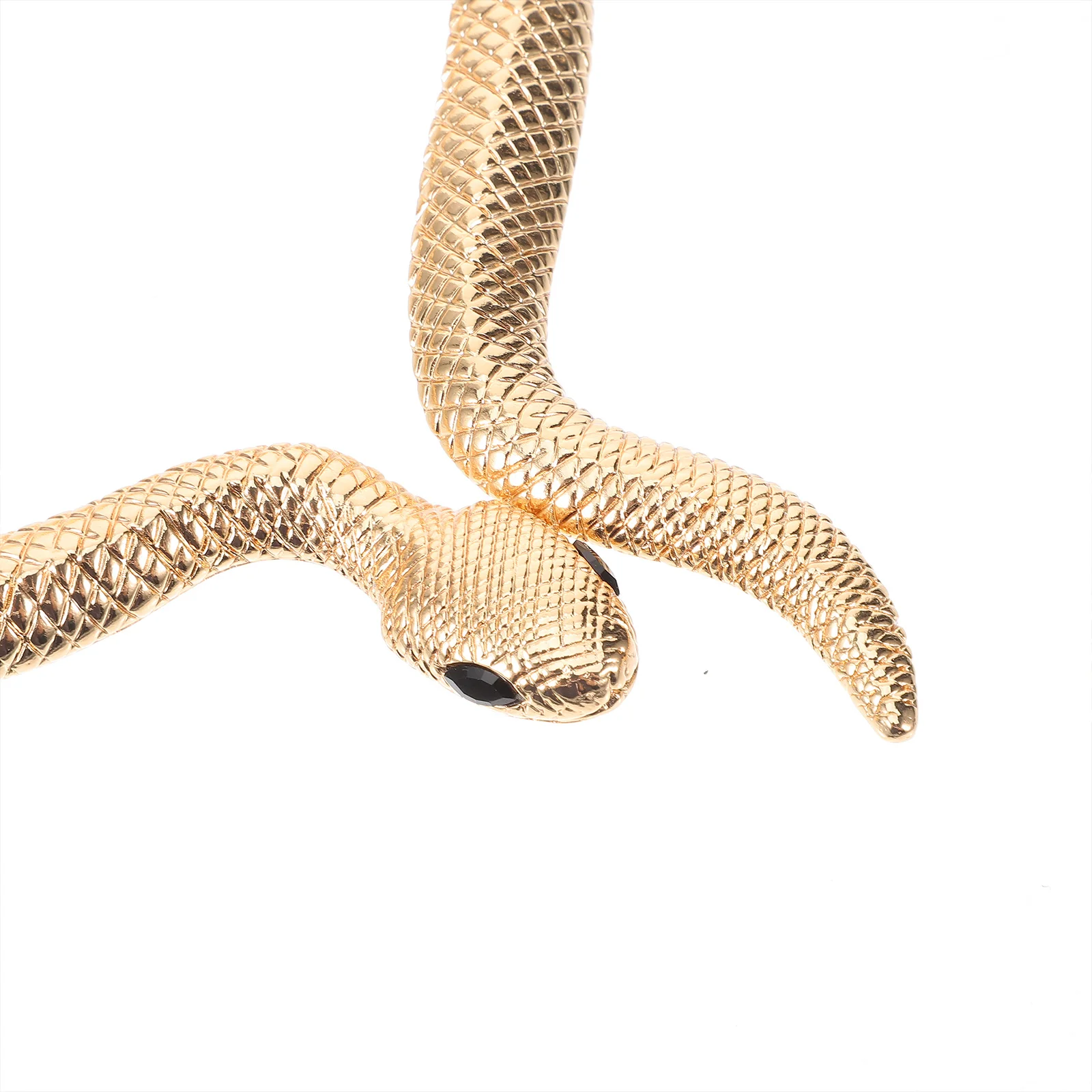 

Vintage Exaggerated Snake Necklace Bib Collar Jewelry For Women Halloween Party Decor Accessory