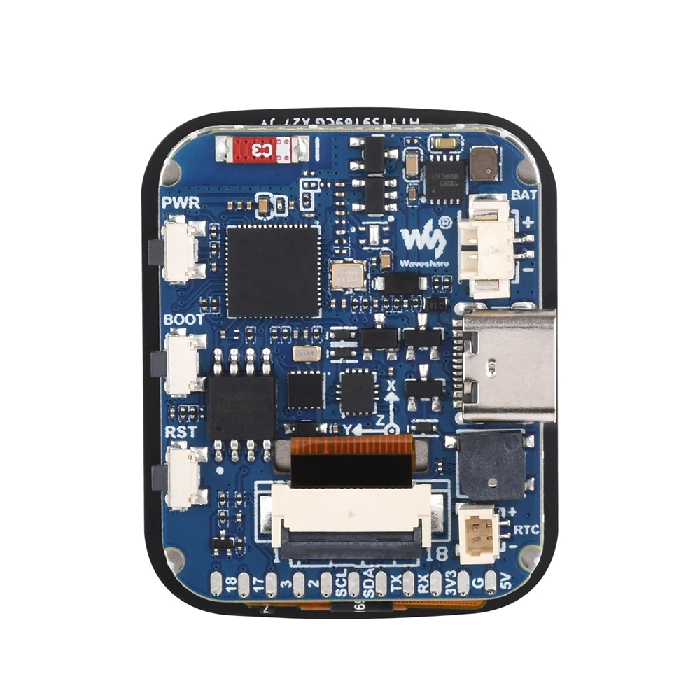 Imagem -03 - Touch Lcd Display Development Board Aceleração tipo Pequeno Board e Sensor Giroscópio 1.69 240x280 262k Esp32-s3