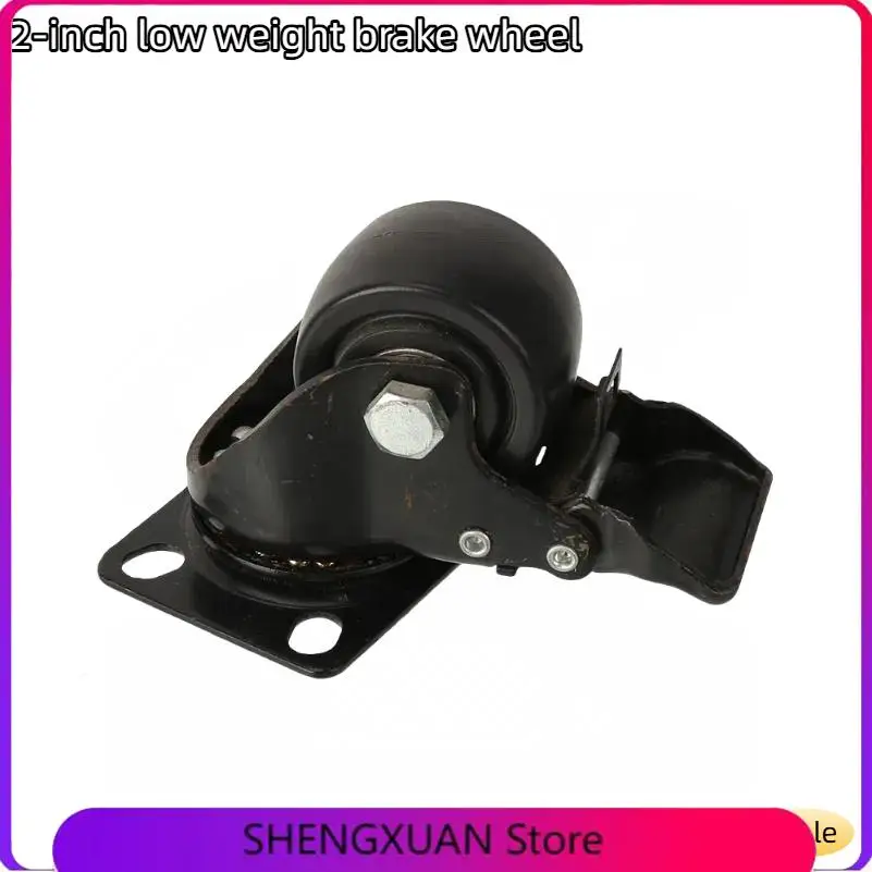 Hot Heavy Duty Casters with Rubber Wheels – 360-Degree Rotation Industrial-Grade Brake