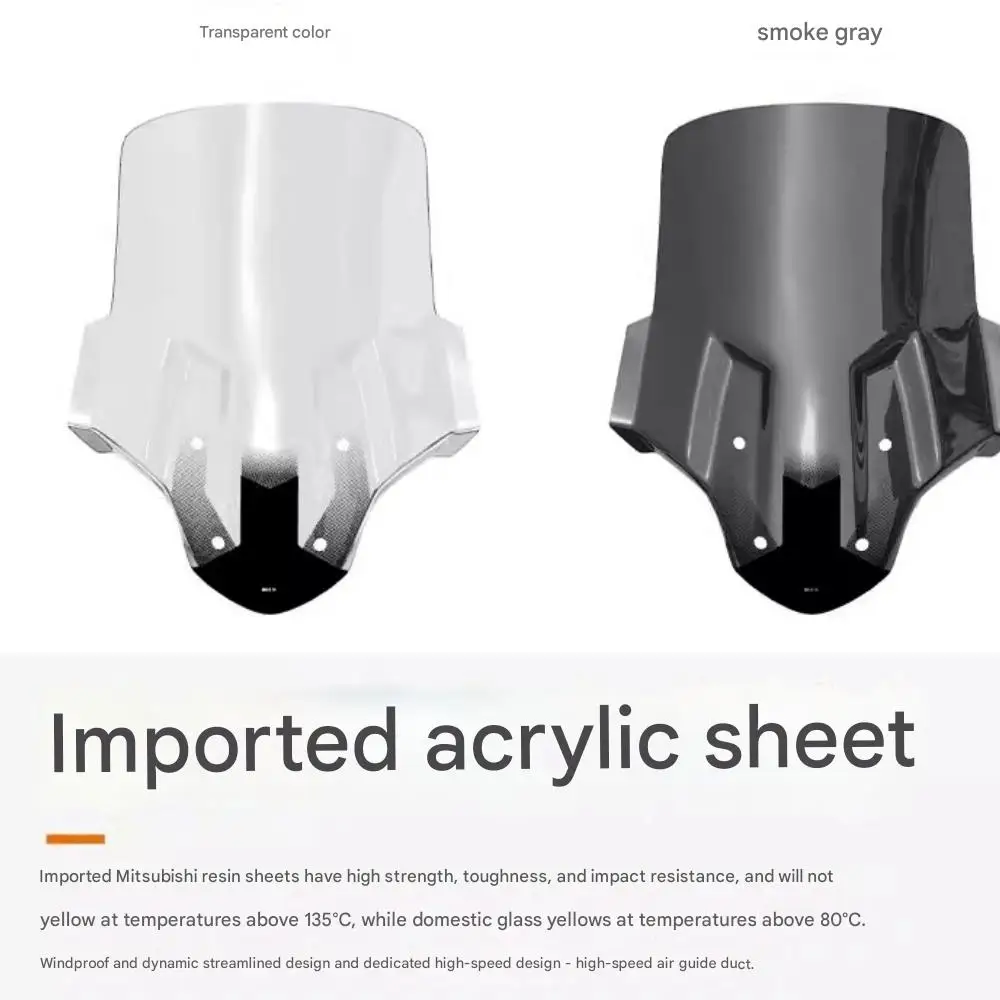

For Honda NS150XC Wide GV Transparent Windshield Scooter Modified Accessories