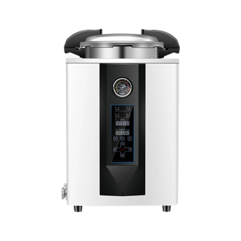 The second generation portable high pressure steam sterilizer displacement opening
