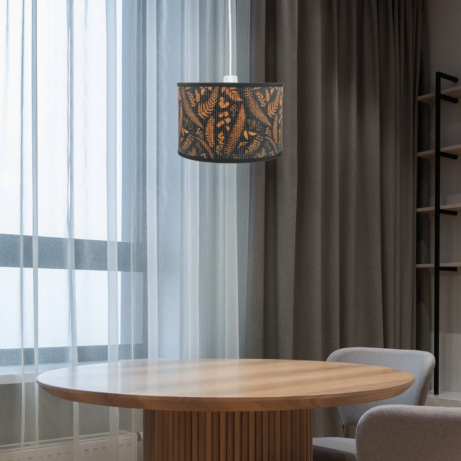 

Bamboo Lamp Shade Unique Printing Sturdy Design for Table Floor Lamps Lamp Shade Replacement Paper Lampshade Bamboo Lampshades