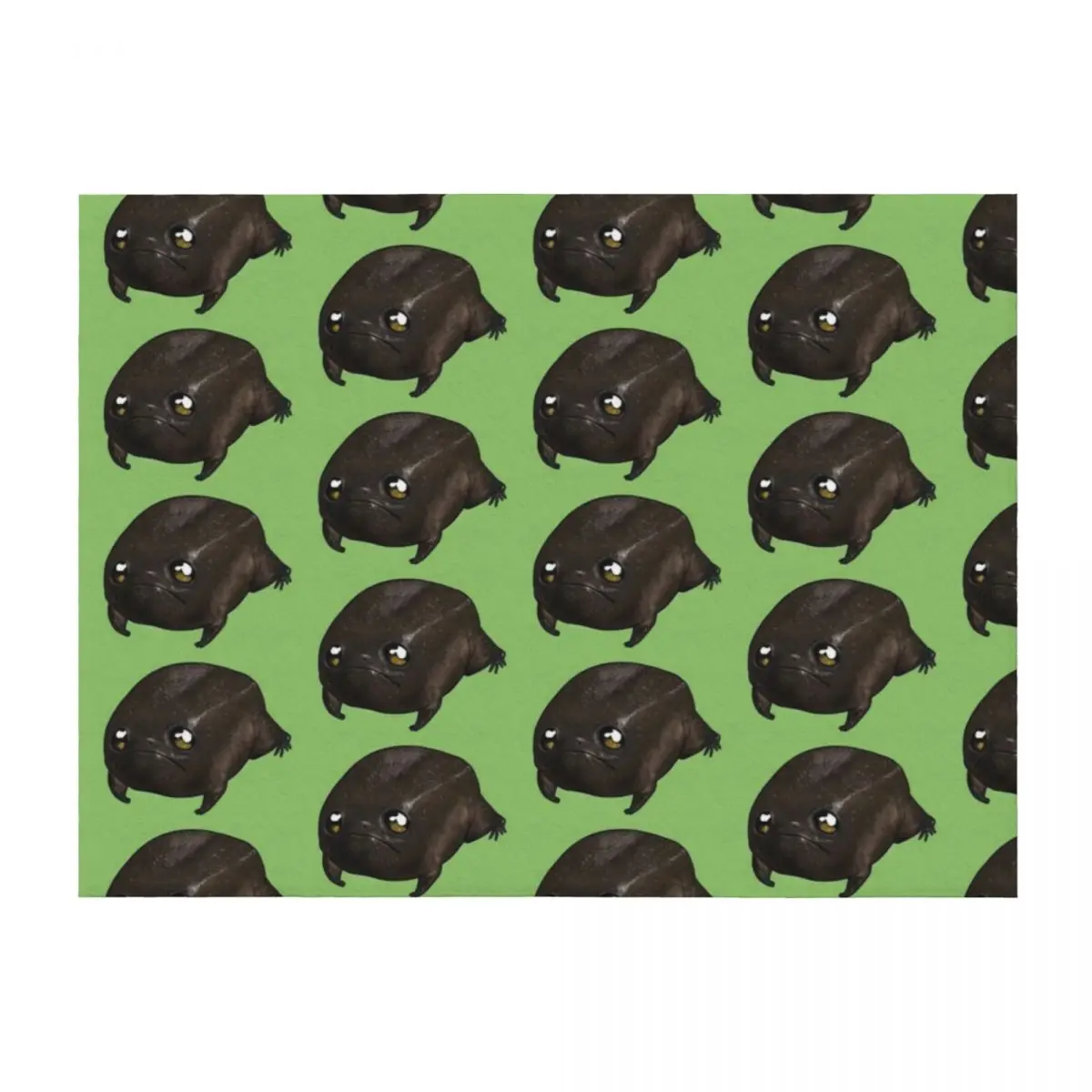 

Black rain frog (Breviceps fuscus) Throw Blanket Comforter Hairys Soft Plush Plaid bed plaid Blankets