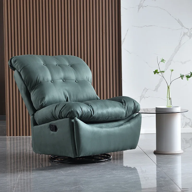 Oficina almuerzo descanso sofá perezoso diseñador giratorio sofá casual silla simplicidad moderna