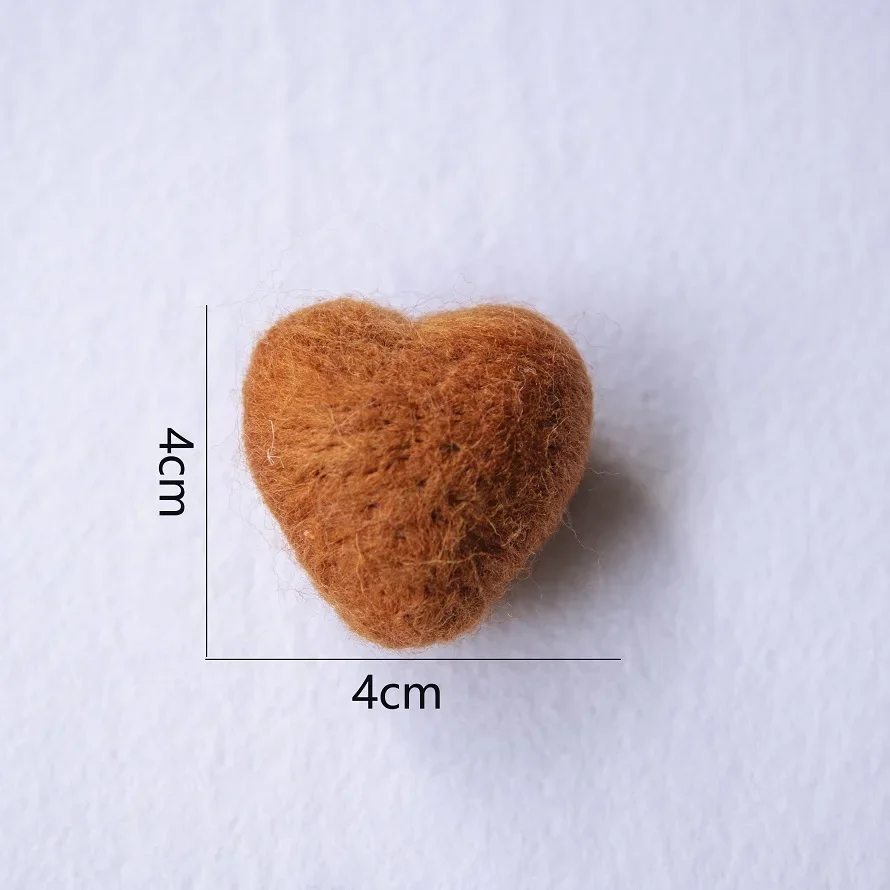 Newborn Photography Props Wool Felt Love Heart Photography Props Accessories  Baby Studio