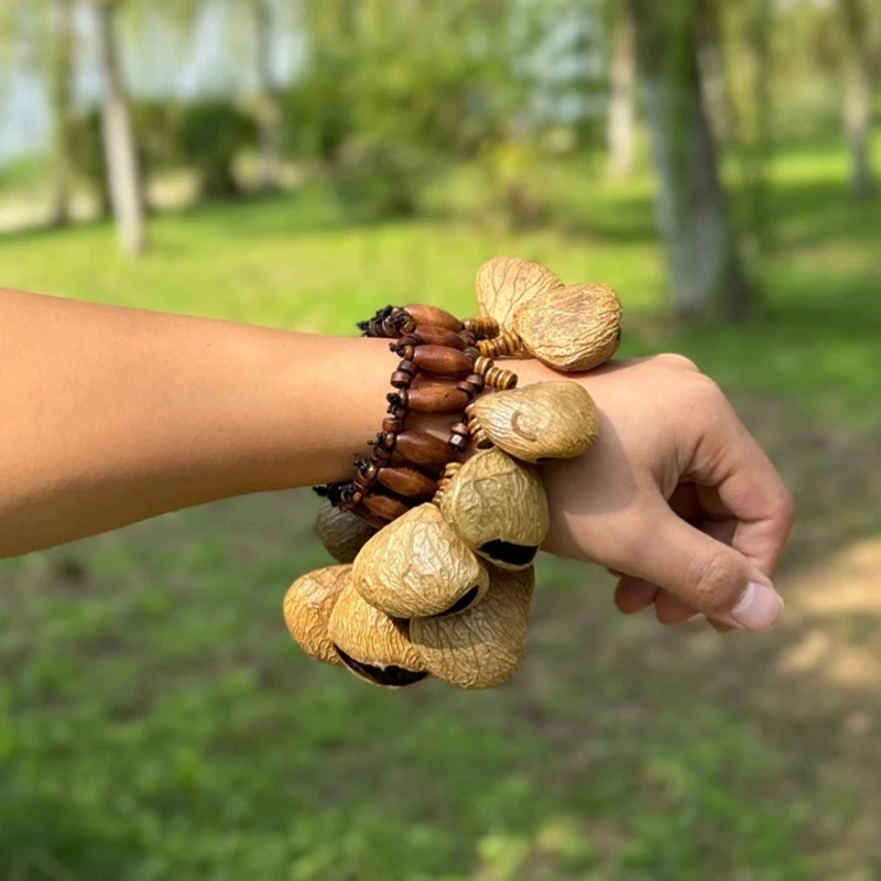 

Nutshell Handbells Wrist Bells Fruit Rattles Nutshell Sound Therapy Instruments Stress Reduction Meditation, Music backing track