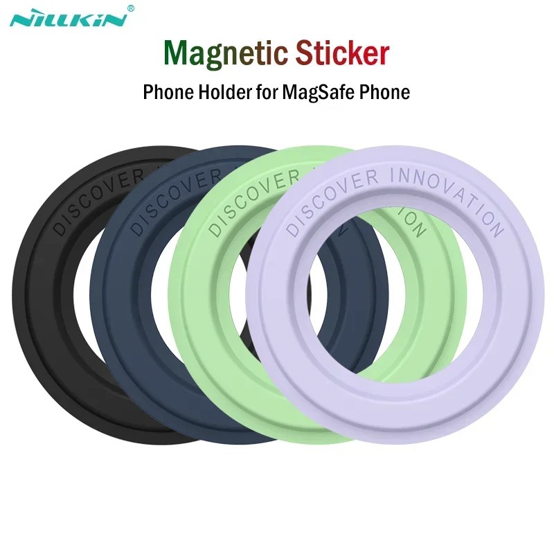 2Pcs Nillkin Magnetic Holder for iPhone 15 14 13 12 Pro Max Plus Strong Magnetic Sticker Phone Stand for Magsafe Phones