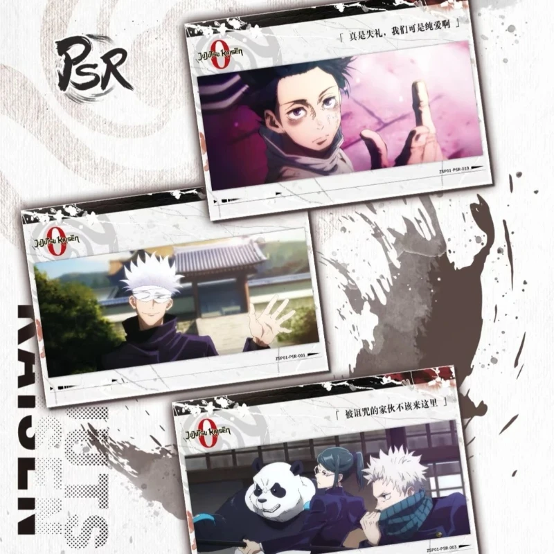 Genuine Licensed KAYOU Jujutsu Kaisen Polaroid Cards Gojo Satoru Okkotsu Yuta Anime Collectible Card Merch Toys Holiday Gifts
