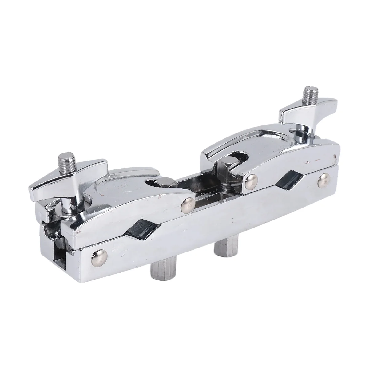 

The New Drum Clamp 2 Hole Silver Multi Clamp Cymbal Stand Mount Holder for Drums Cymbals Cowbell Accessory