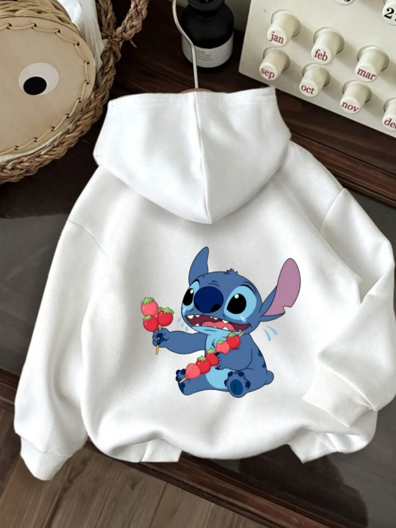 هوديي بنمط الرسوم المتحركة الفردية مناسب للارتداء اليومي. القماش مريح وناعم وقابل للغسل في الغسالة #1