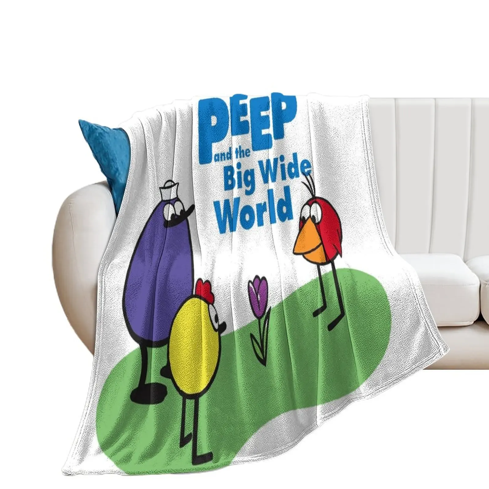 Peep and the Big Wide World 2022 Throw Blanket Flannels Winter beds Blankets