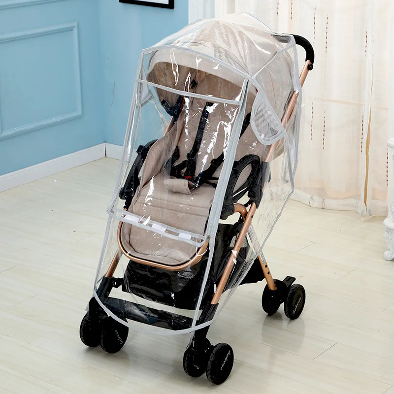 

Universal Baby Stroller Rain Cover Stroller with Zipper Umbrella Car Raincoat Baby Car Poncho