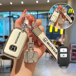 Fashion TPU Car Remote Key Case Cover Holder Shell Fob For Honda Civic CR-V HR-V VEZEL JAZZ Accord Jade Crider Odyssey 2015-2018