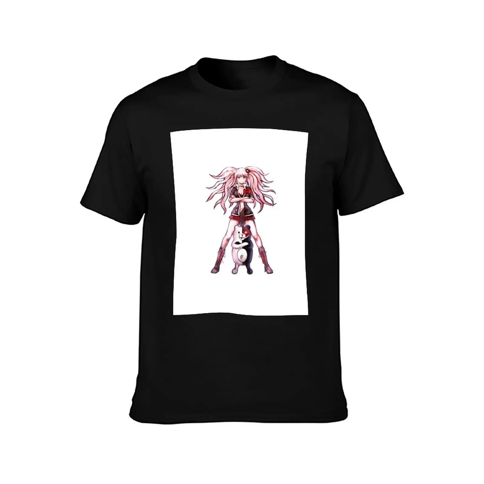 Junko Enoshima T-Shirt Simple Line Art Print Tee T-Shirt
