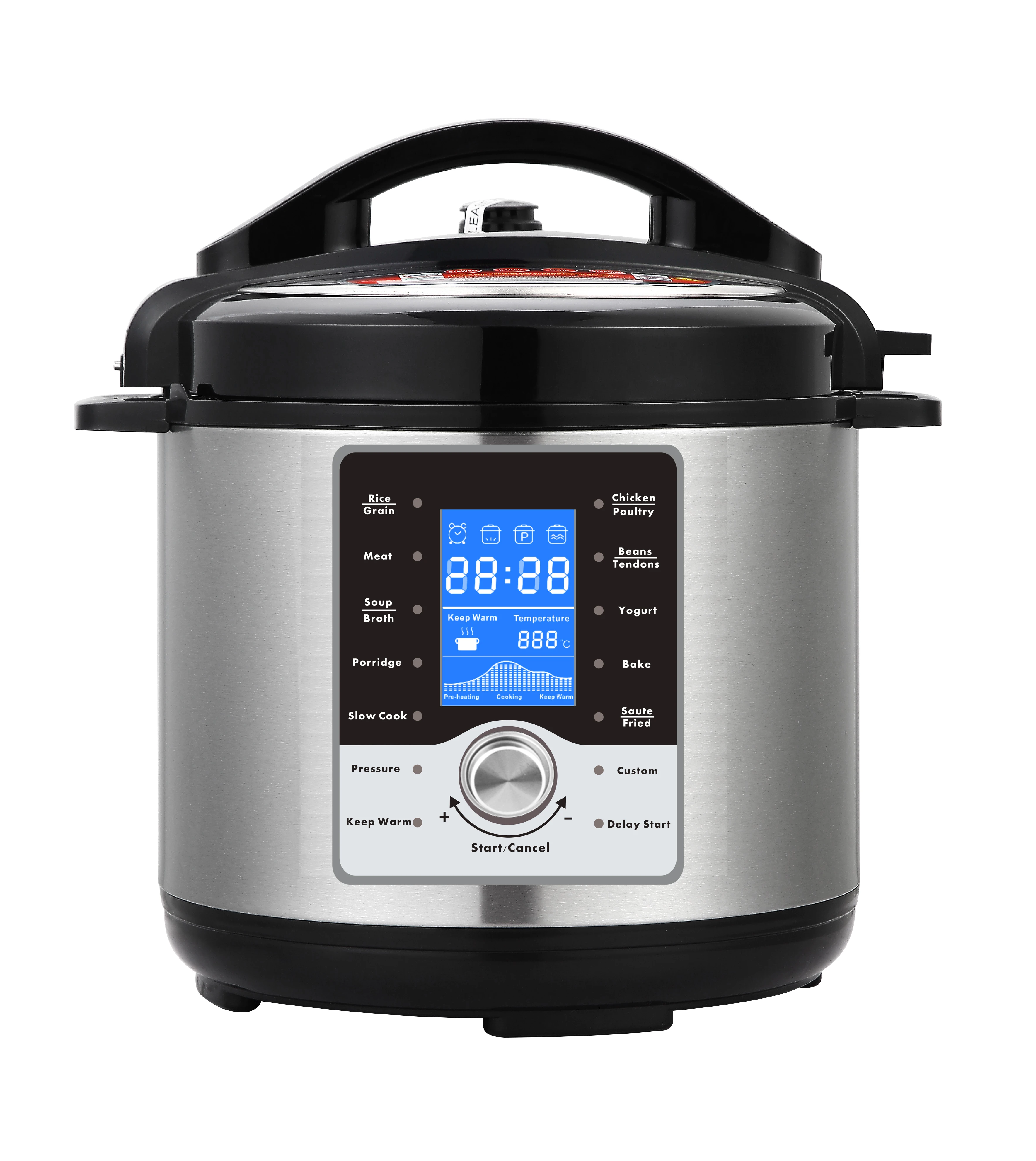 Smart Control 8L 1350W New Multi-function Cooking Time Preset Programmable Multi Function Digital 220V Electric Pressure Cooker