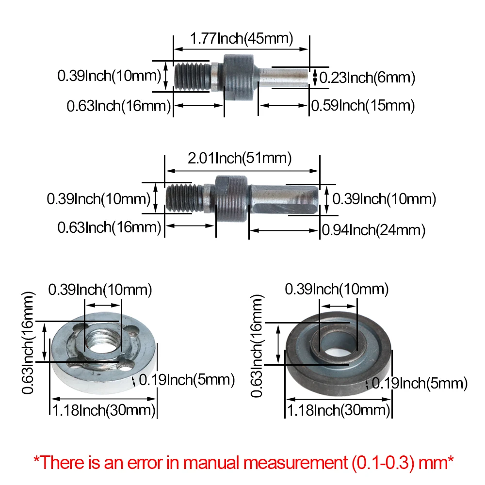 1Set 5PCS Electric Drill Conversion Angle Grinder Connecting Rod For Cutting Disc Polishing Wheel Handle Holder Adapter