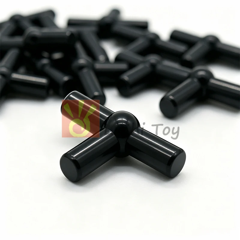 MOC Compatible High-tech Parts Pneumatic T Piece Second Version T Bar with Ball in Center 4697b Building Blocks Bricks Toys Set