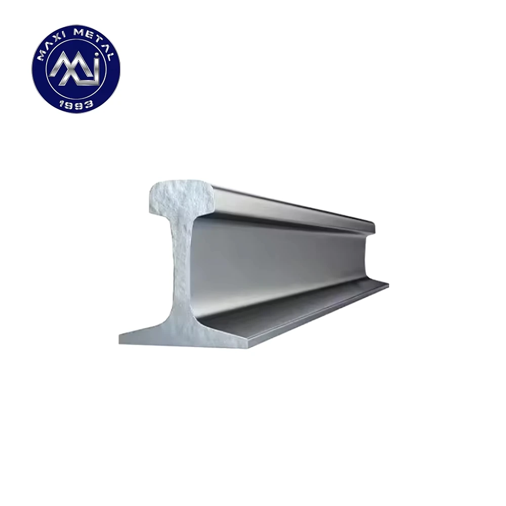 

China Heavy Railway Steel Rail Track R50-R65 Q235B Light Rail for Train Railroad Mining DIN EN GB Standard U71MN Guide Rail