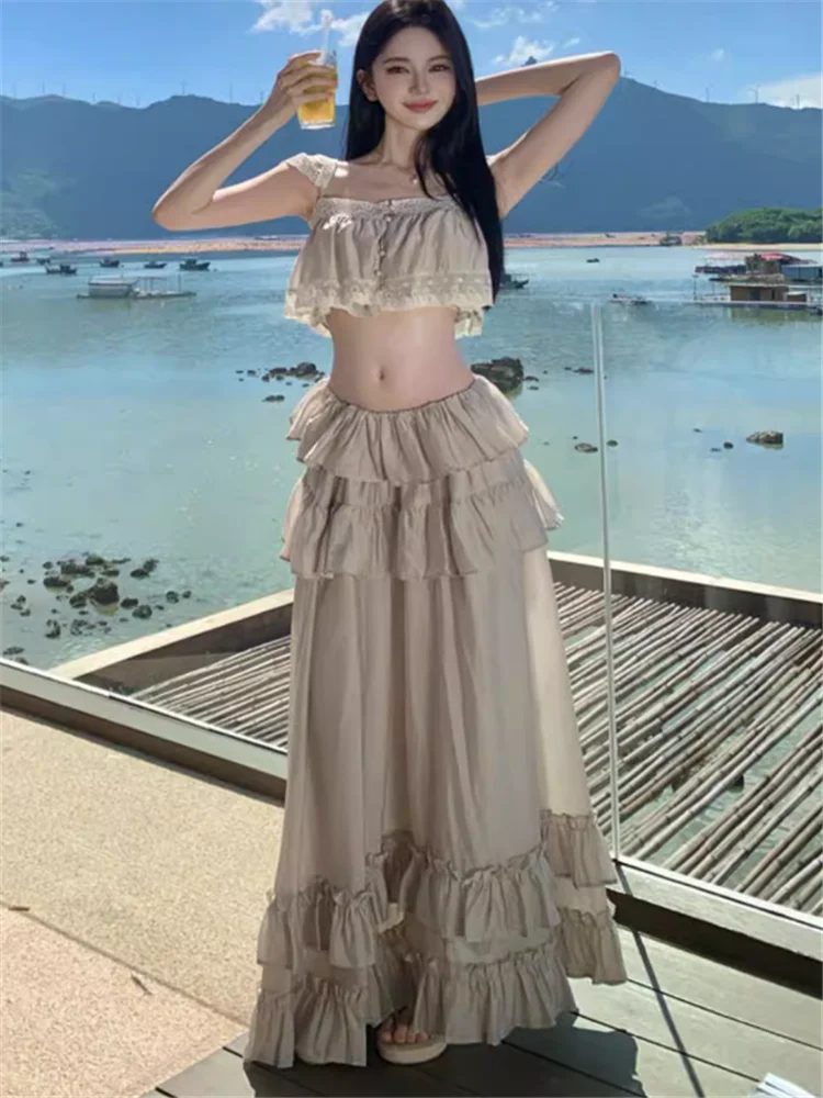 2-delige strandjurk voor foto' - Maxi Dress Boho recensie en prijs