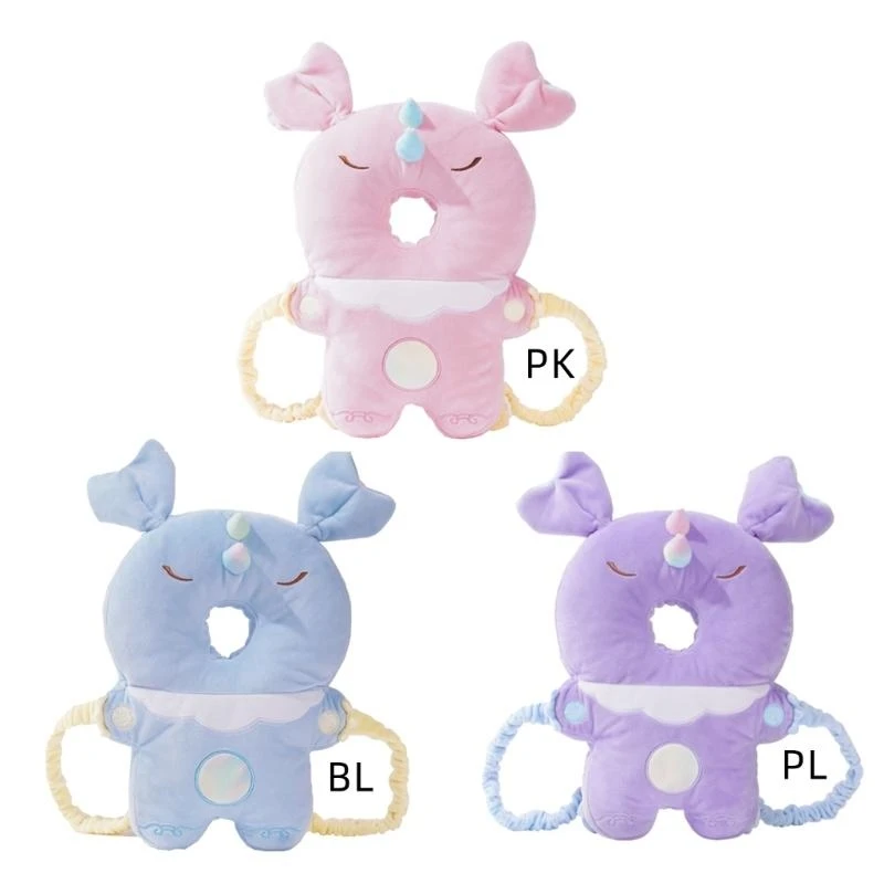 وسادة أمان J15U وسادة حماية رأس الطفل وسادة حماية رأس قطنية قابلة للتنفس وسادة أمان لحديثي الولادة صبي فتاة #4