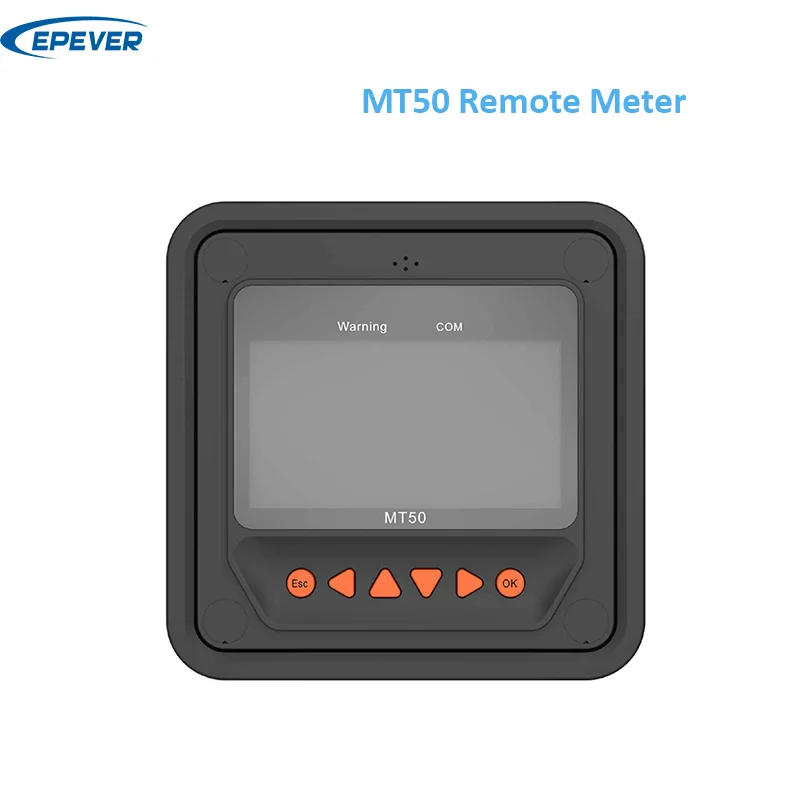 EPEVER MT50 Remote Meter Display With Monitor Epever Controller’s Real-Time Working Status And Program The Parameters