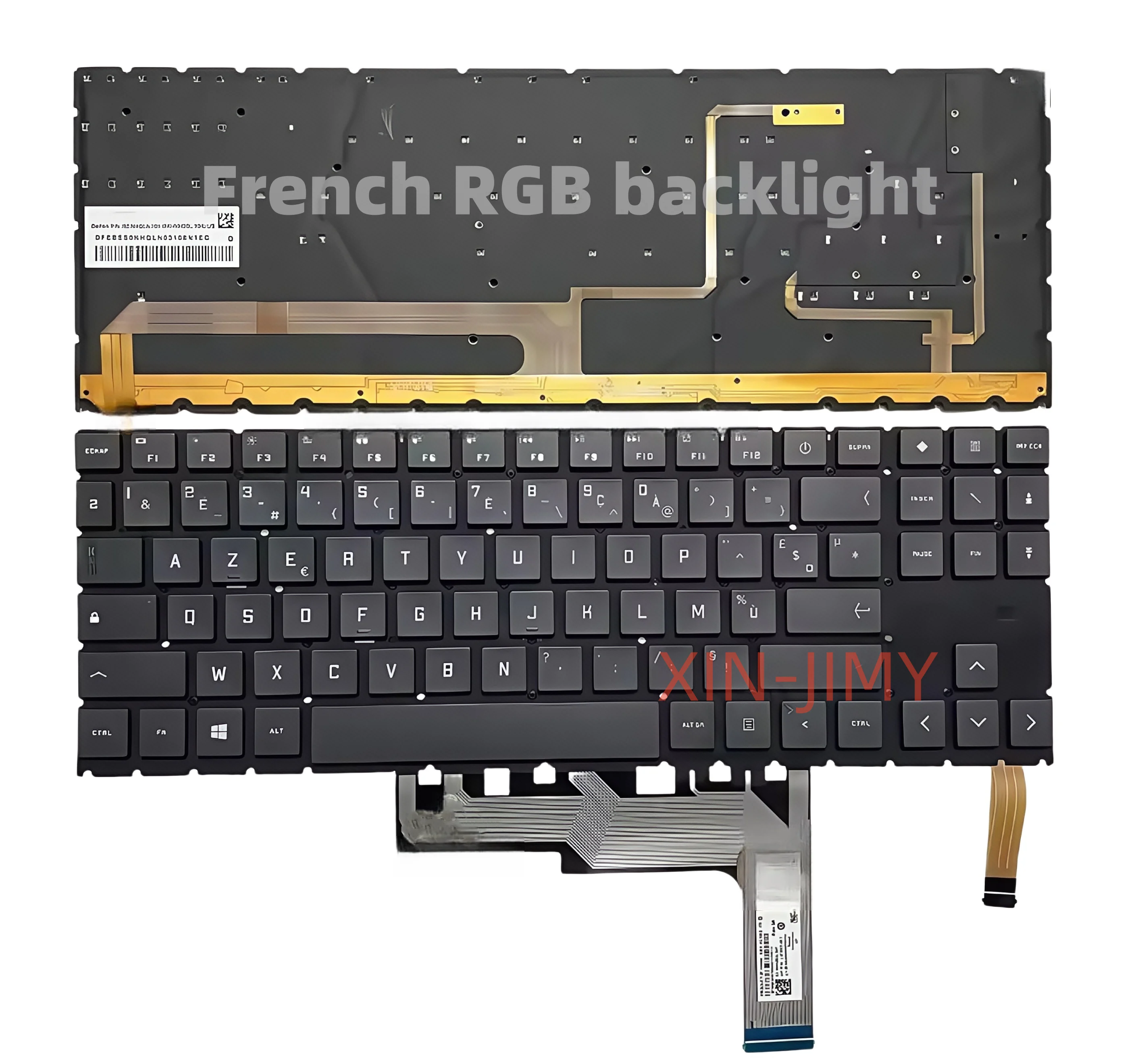 

French RGB backlit Keyboard for HP OMEN 16-N 16-N0309NF 16-N0003NA 16-N0023DX 16-N0797NR,16-U 16-U0195NG 16-U0015NF 16-U1047NR