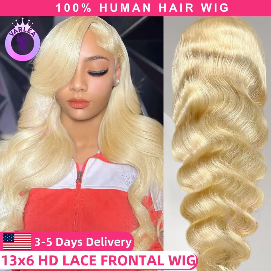 

30 inch 613 13x6 Hd Lace Frontal Wig Body Wave 613 Human Hair Wig 180% Density 13x4 Blonde Lace Front Wig Body Wave Blonde Wigs