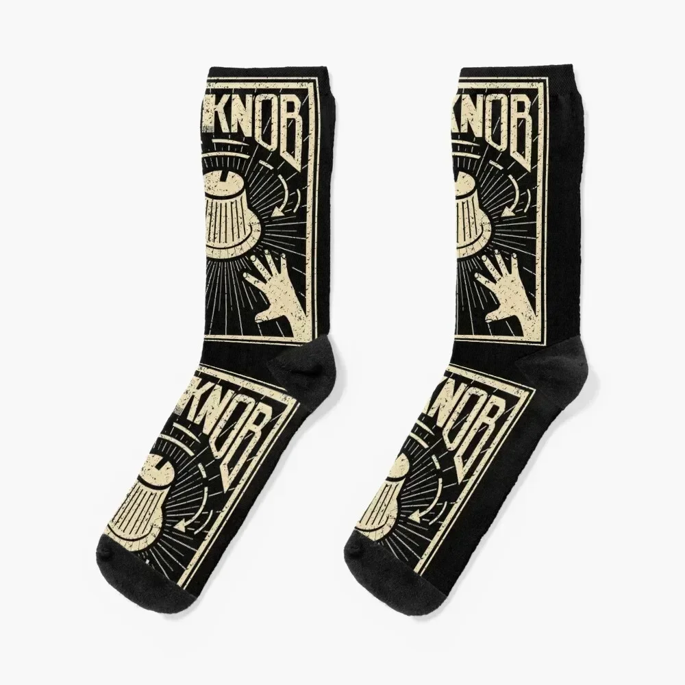 

Funny Knob for synthesizer player and dj Socks custom sports gym custom men cotton high quality Socks For Women Men's