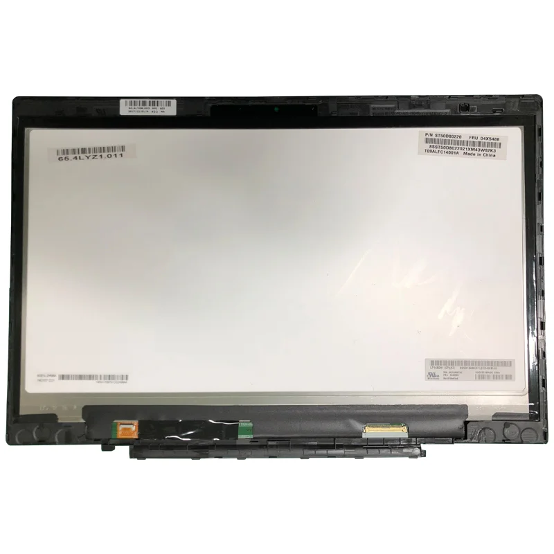 Imagem -02 - Matriz de Tela Lcd do Portátil para Lenovo Yoga 73013 730-13ikb Lcd Montagem da Tela de Toque com Moldura Placa 5d10q89746 13.3