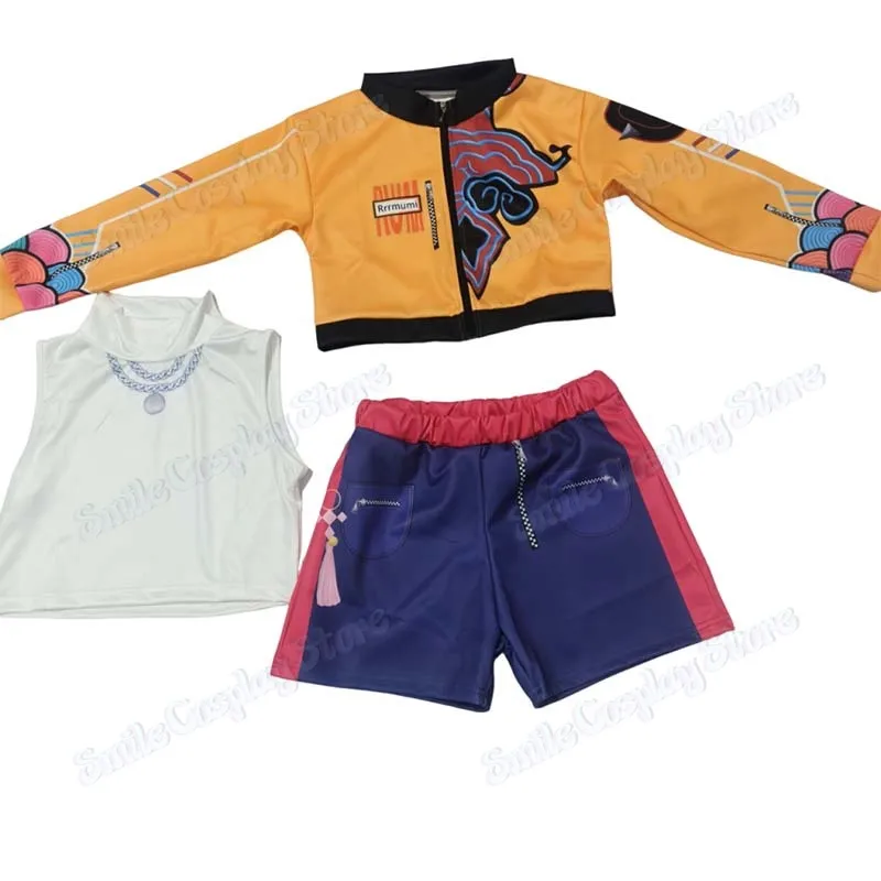 

2026 Anime Zoey Cosplay Costumes Demon Rumi Mira Role Play Uniform Full Set Top Pants Hunters 3D Print Halloween Dress Up Suits