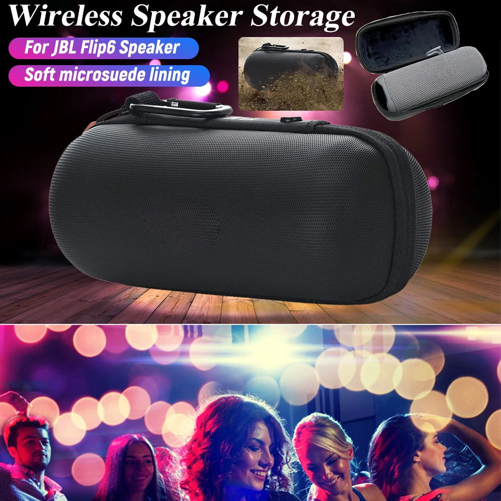 For jbl Flip 6 Wireless Bluetooth Speaker Bag EVA Waterproof Shockproof Storage Carrying Case Portable Travel Protective Box Hot
