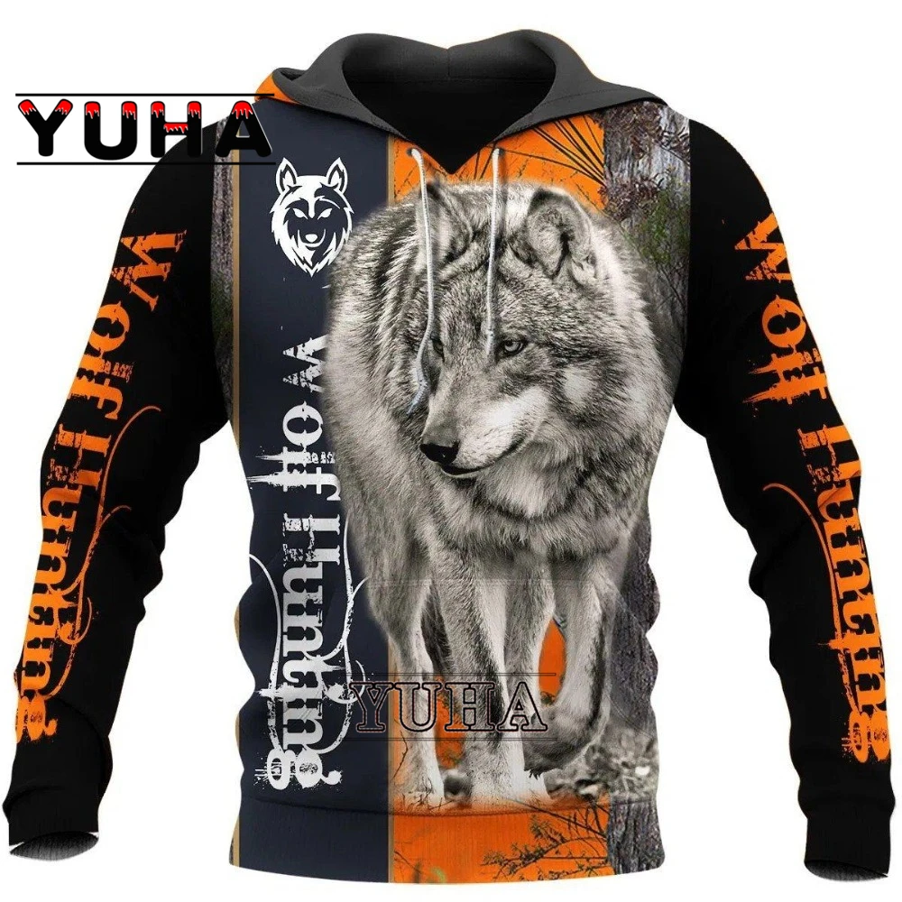 Sudaderas con capucha con estampado de lobo para hombre, sudaderas con capucha 3d, chaquetas de marca, jersey de calidad, chándales de moda, ropa de calle de animales