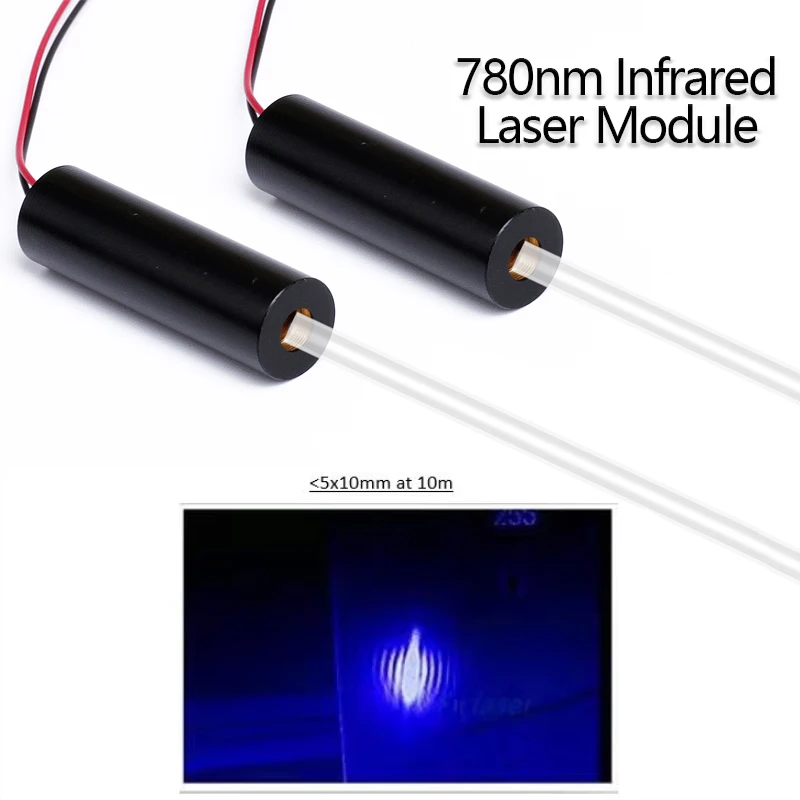 

D12x40mm 780nm 50mW 100mw 150mw IR Dot Laser Diode Module Industrial Grade ACC driver