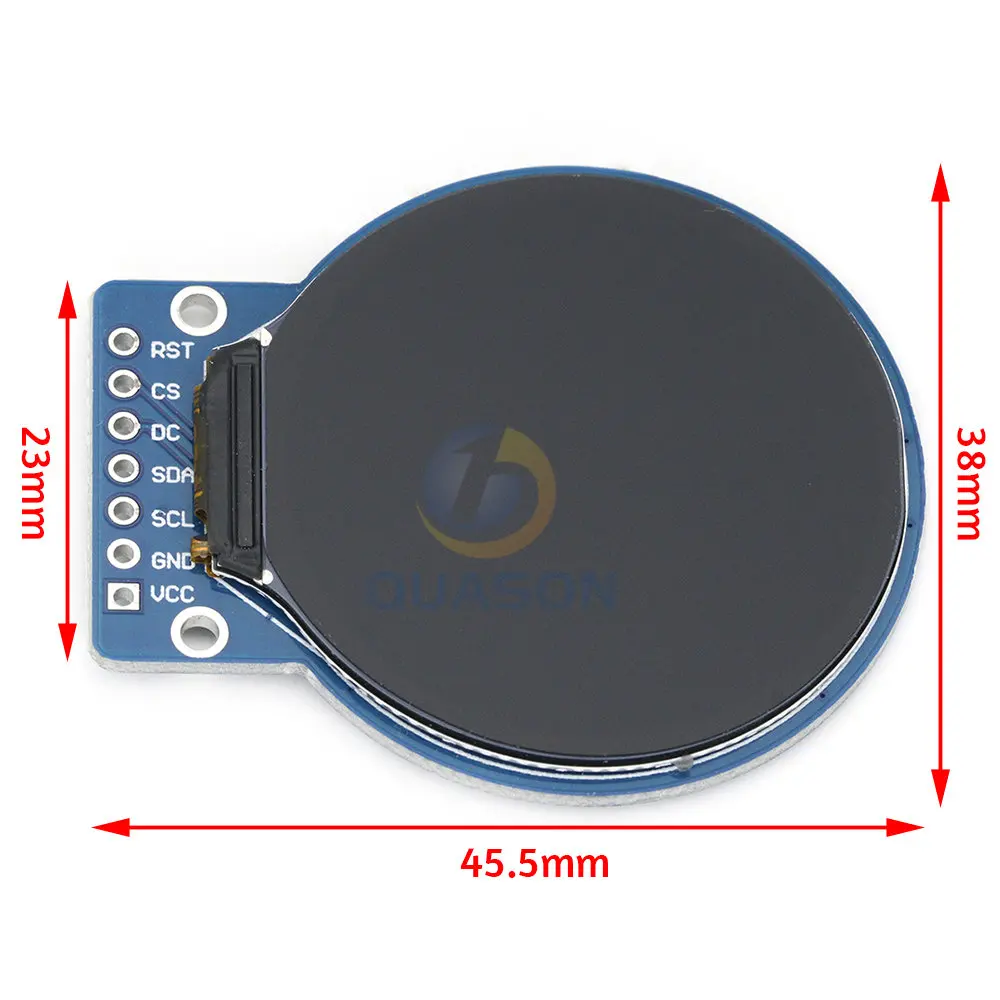 TFT Display 1.28 Inch TFT LCD Display Module Round RGB 240*240 GC9A01 Driver 4 Wire SPI Interface 240x240 PCB  For Arduino