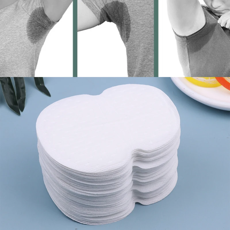 50 Pcs Armpit Sweat Pads Ultra-thin Breathable Summer Deodorant Underarm Sweat Pads Disposable Underarm Invisible Sweat Pads